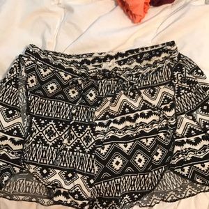 PacSun Flowy Tribal Print Shorts